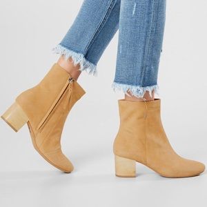 TOMS Evie Bootie in Honey Leather
